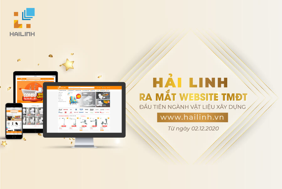 Hailinh.vn - website TMĐT đầu tiên ngành vật liệu xây dựng chính thức ra mắt